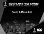 Complaint Free Award